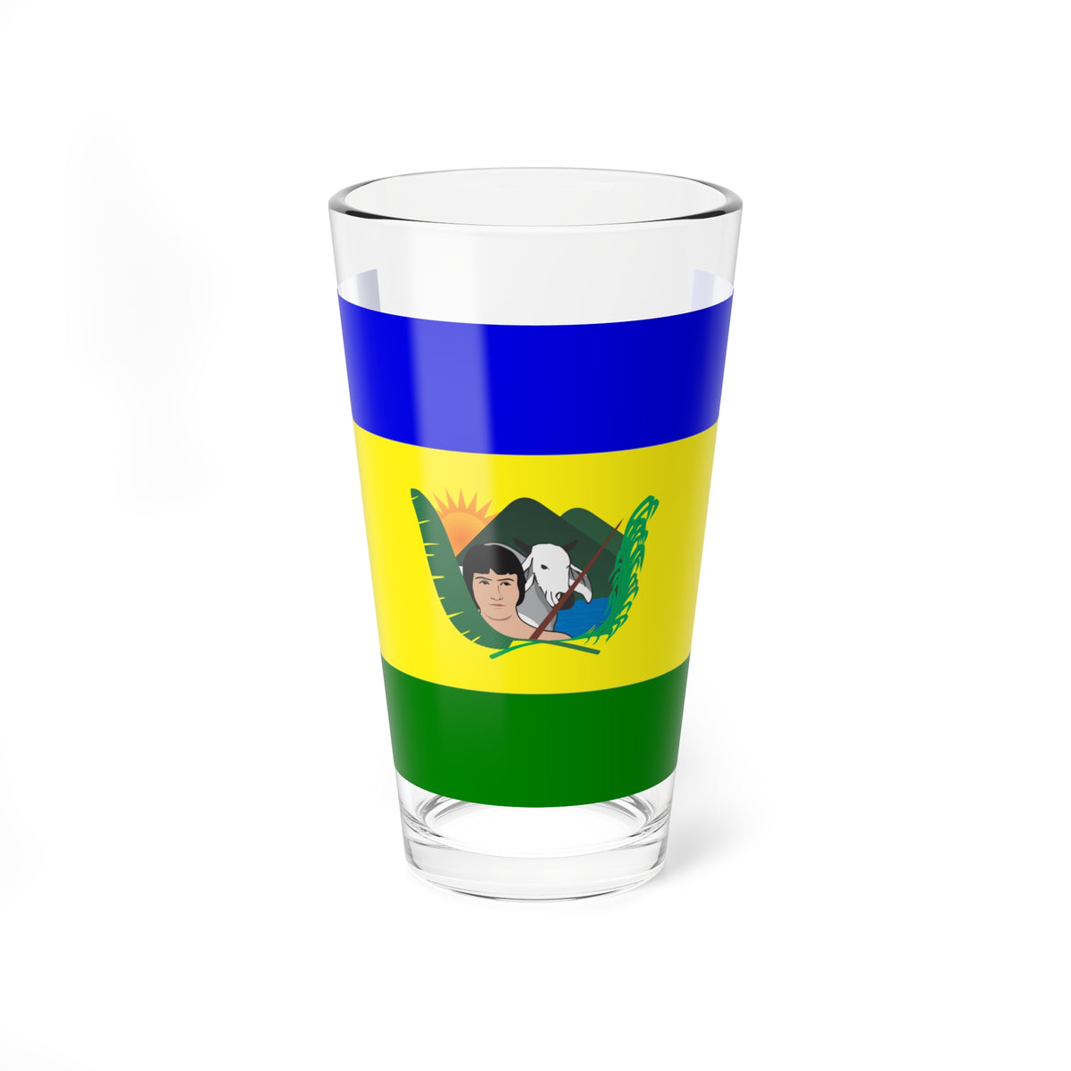 Machiques bandera (Venezuela) Pint Glass 16oz