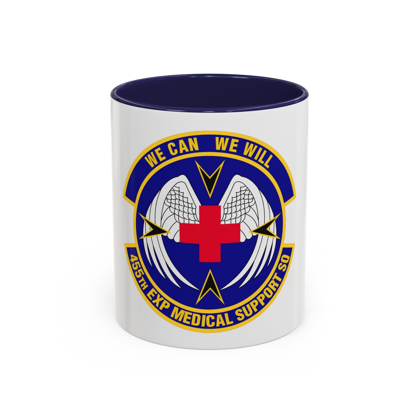 455th Expeditionary Medical Support Squadron (U.S. Air Force) Accent Coffee Mug
