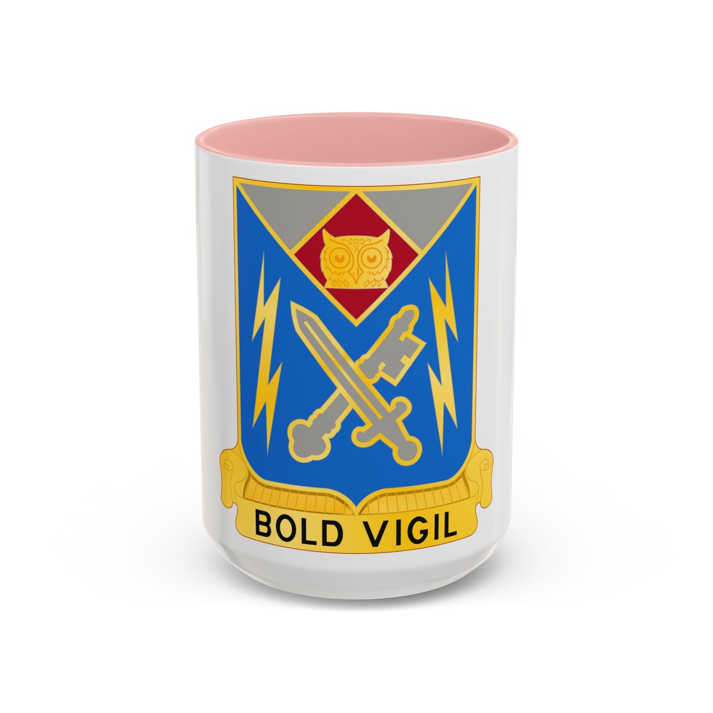 Tasse à café décorative du 105e bataillon du renseignement militaire (armée américaine)