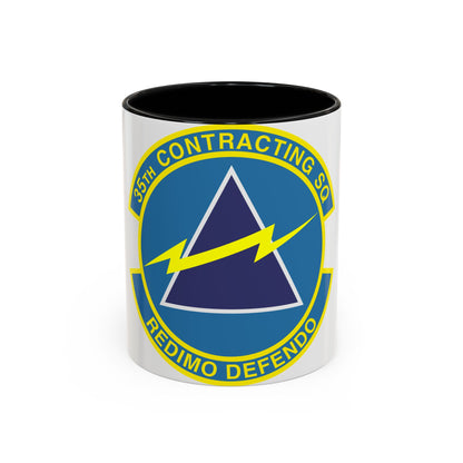 35th Contracting Squadron (U.S. Air Force) Accent Coffee Mug