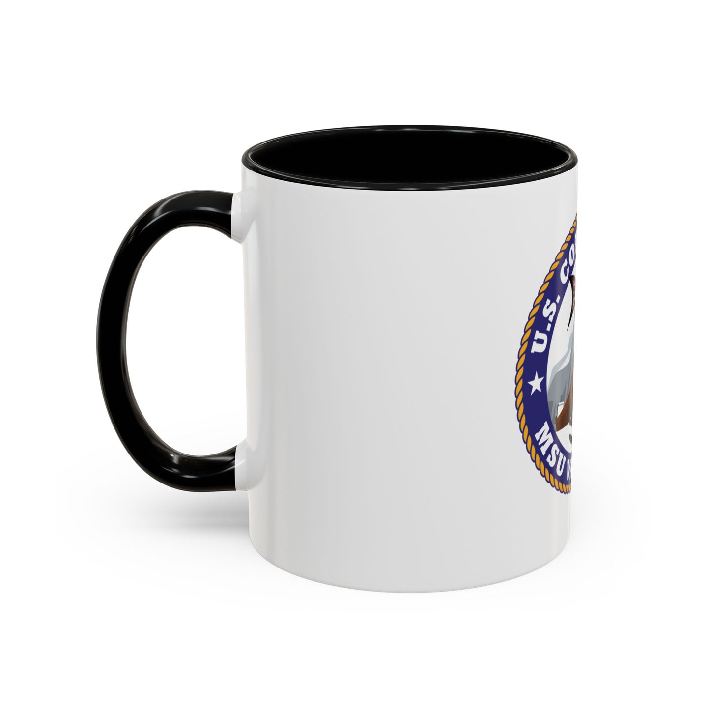 USCG MSU Valdez AK (U.S. Coast Guard) Accent Coffee Mug