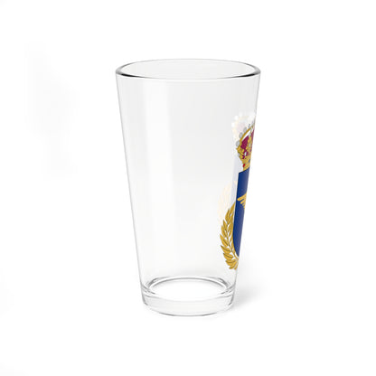 Luftstridsskolan vapen (Sweden) (Coat of Arms) Pint Glass 16oz