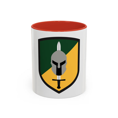 142 Military Police Brigade (U.S. Army) Accent Coffee Mug