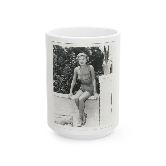 Doris Day #120 (Vintage Female Icon) White Coffee Mug-15oz-Go Mug Yourself