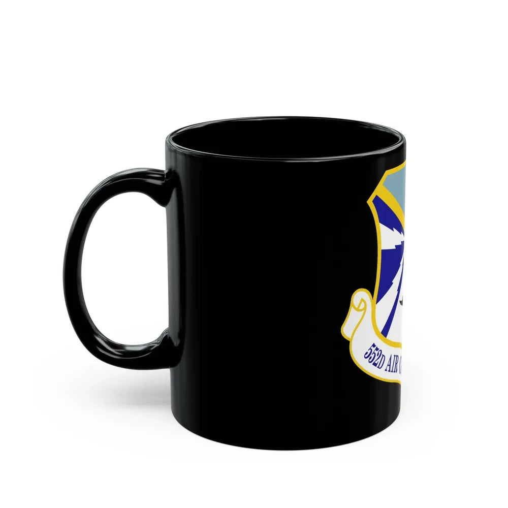 552d Air Control Wing (U.S. Air Force) Black Coffee Mug-Go Mug Yourself