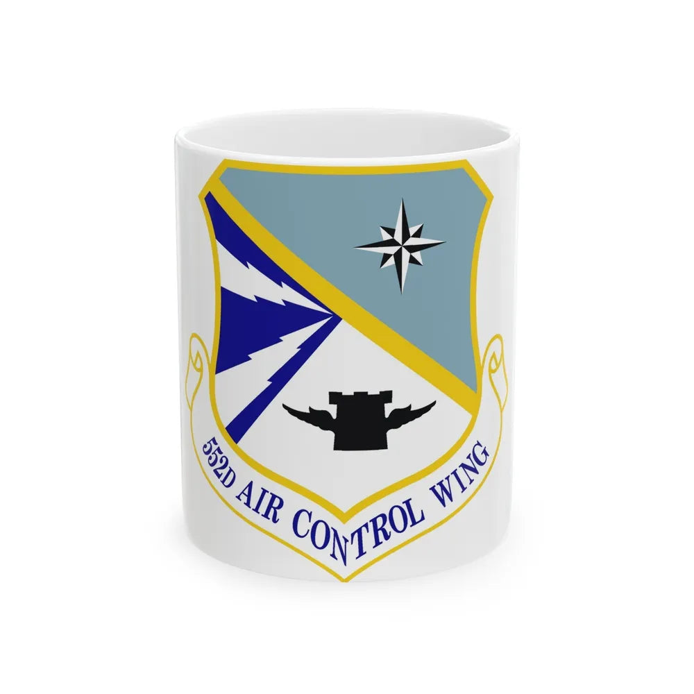 552d Air Control Wing (U.S. Air Force) White Coffee Mug-11oz-Go Mug Yourself