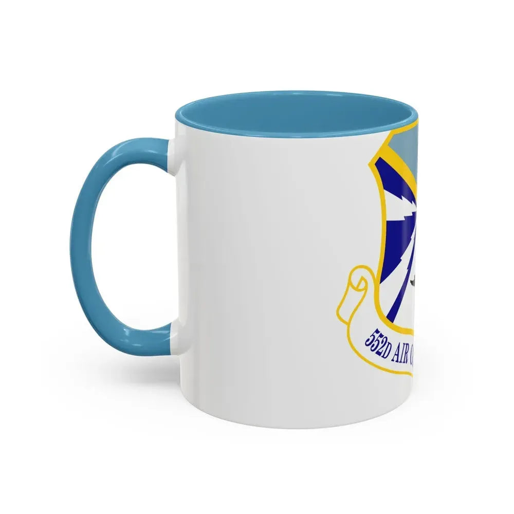 552d Air Control Wing (U.S. Air Force) Accent Coffee Mug - Go Mug Yourself