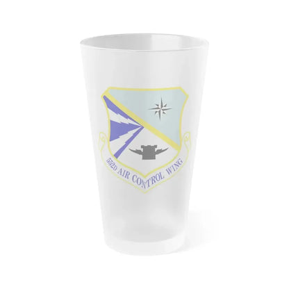 552d Air Control Wing (U.S. Air Force) Frosted Pint Glass 16oz Default Title - Go Mug Yourself