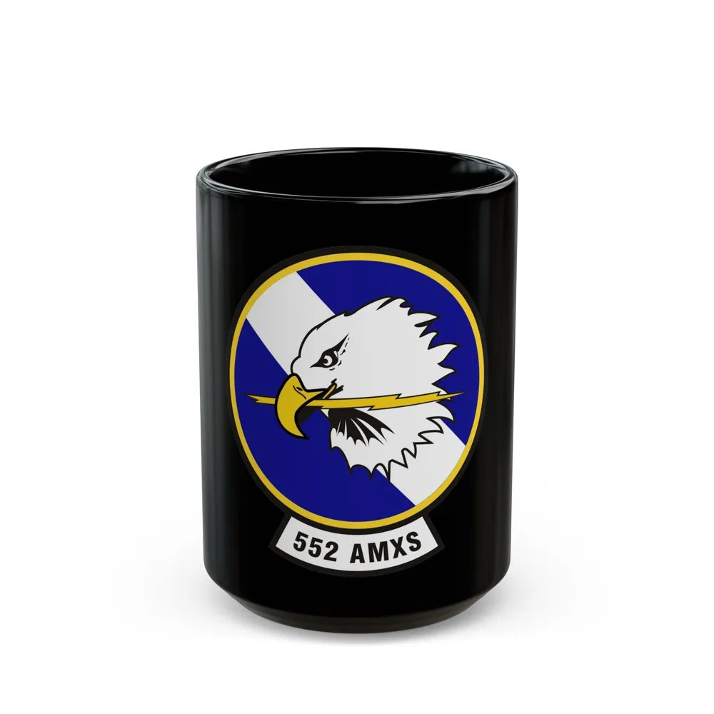 552d Aircraft Maintenance Squadron (U.S. Air Force) Black Coffee Mug-15oz-Go Mug Yourself