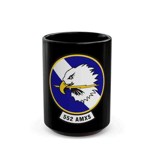 552d Aircraft Maintenance Squadron (U.S. Air Force) Black Coffee Mug-15oz-Go Mug Yourself