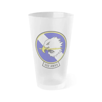 552d Aircraft Maintenance Squadron (U.S. Air Force) Frosted Pint Glass 16oz 16oz Frosted - Go Mug Yourself