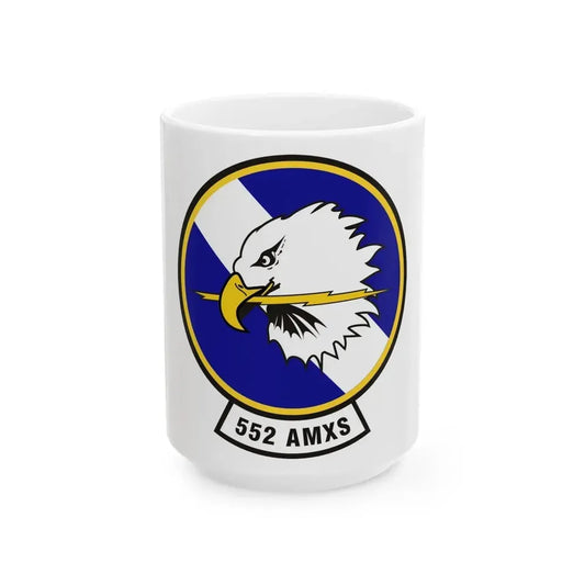 552d Aircraft Maintenance Squadron (U.S. Air Force) White Coffee Mug 15oz - Go Mug Yourself