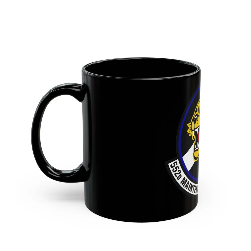 552nd Maintenance Operations Squadron (U.S. Air Force) Black Coffee Mug-Go Mug Yourself