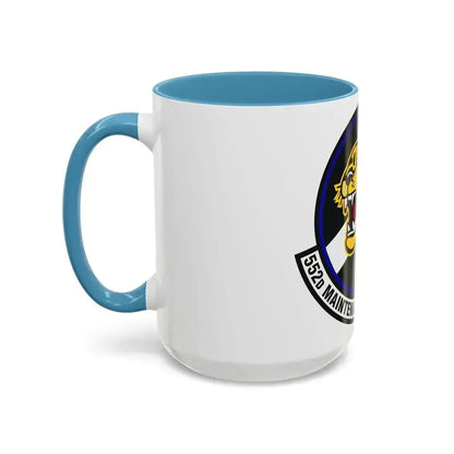 552nd Maintenance Operations Squadron (U.S. Air Force) Accent Coffee Mug - Go Mug Yourself
