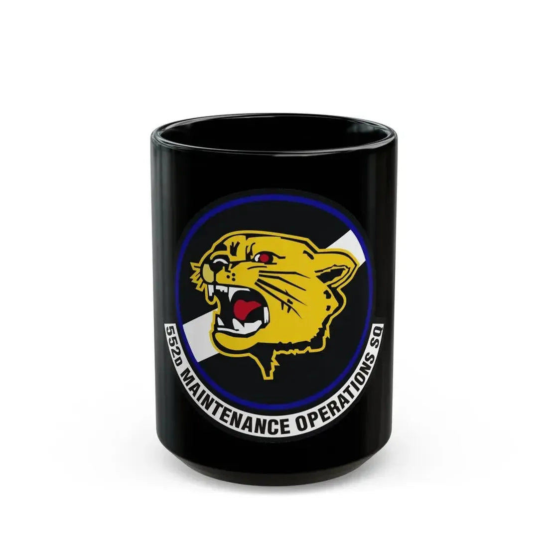552nd Maintenance Operations Squadron (U.S. Air Force) Black Coffee Mug 15oz - Go Mug Yourself