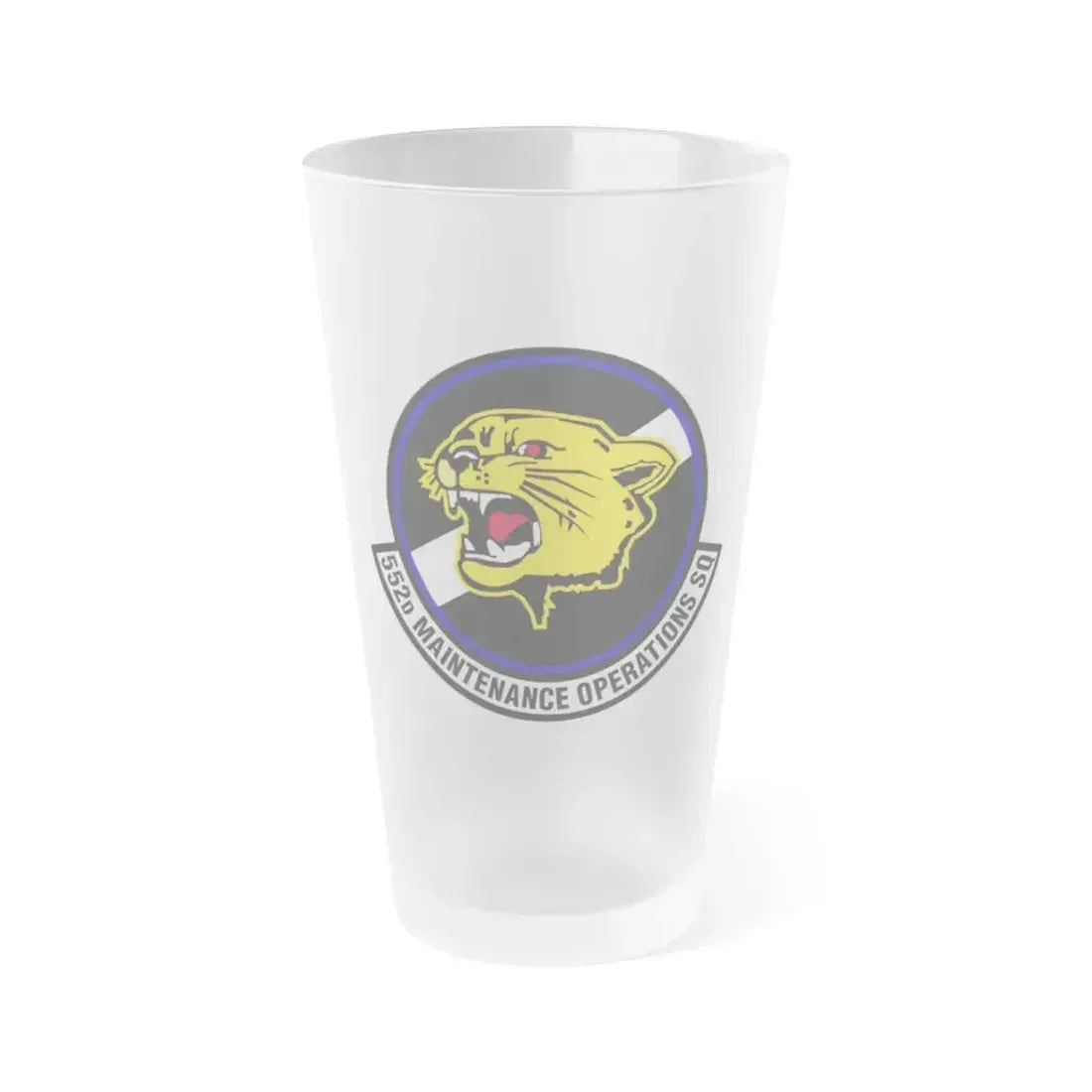 552nd Maintenance Operations Squadron (U.S. Air Force) Frosted Pint Glass 16oz 16oz Frosted - Go Mug Yourself