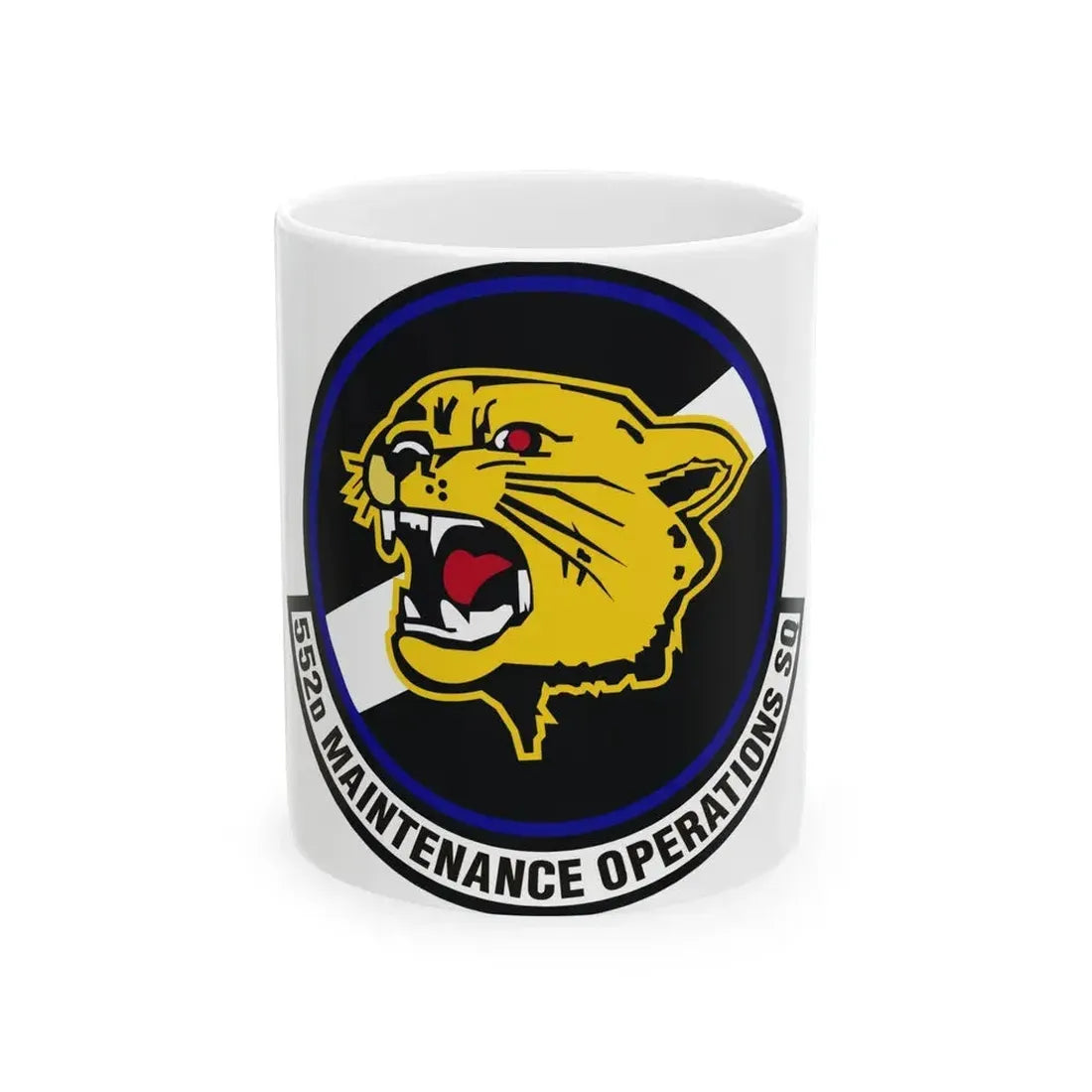 552nd Maintenance Operations Squadron (U.S. Air Force) White Coffee Mug 11oz - Go Mug Yourself