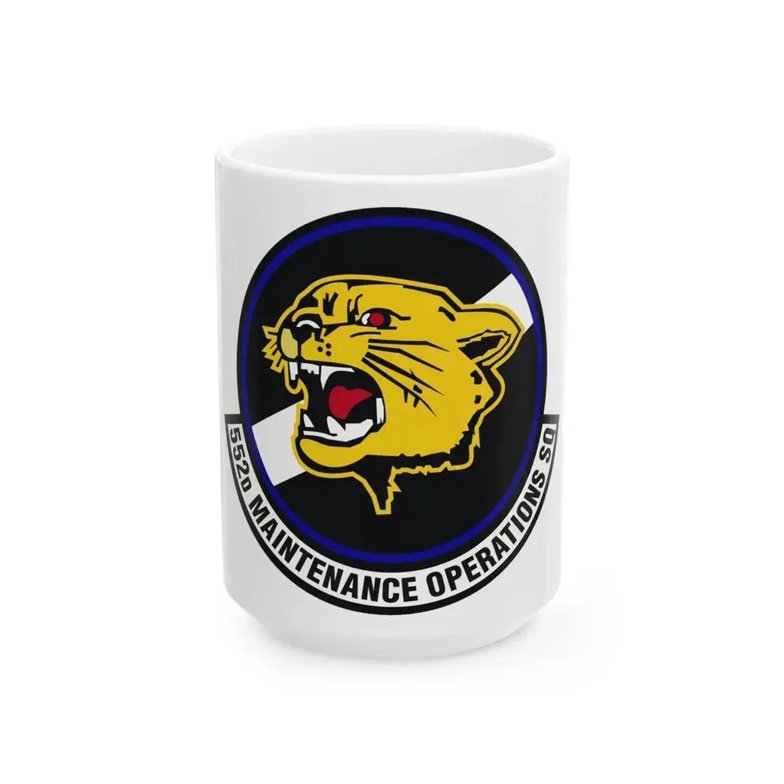 552nd Maintenance Operations Squadron (U.S. Air Force) White Coffee Mug 15oz - Go Mug Yourself