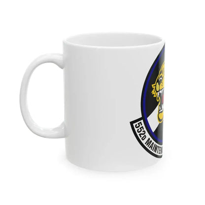 552nd Maintenance Operations Squadron (U.S. Air Force) White Coffee Mug - Go Mug Yourself