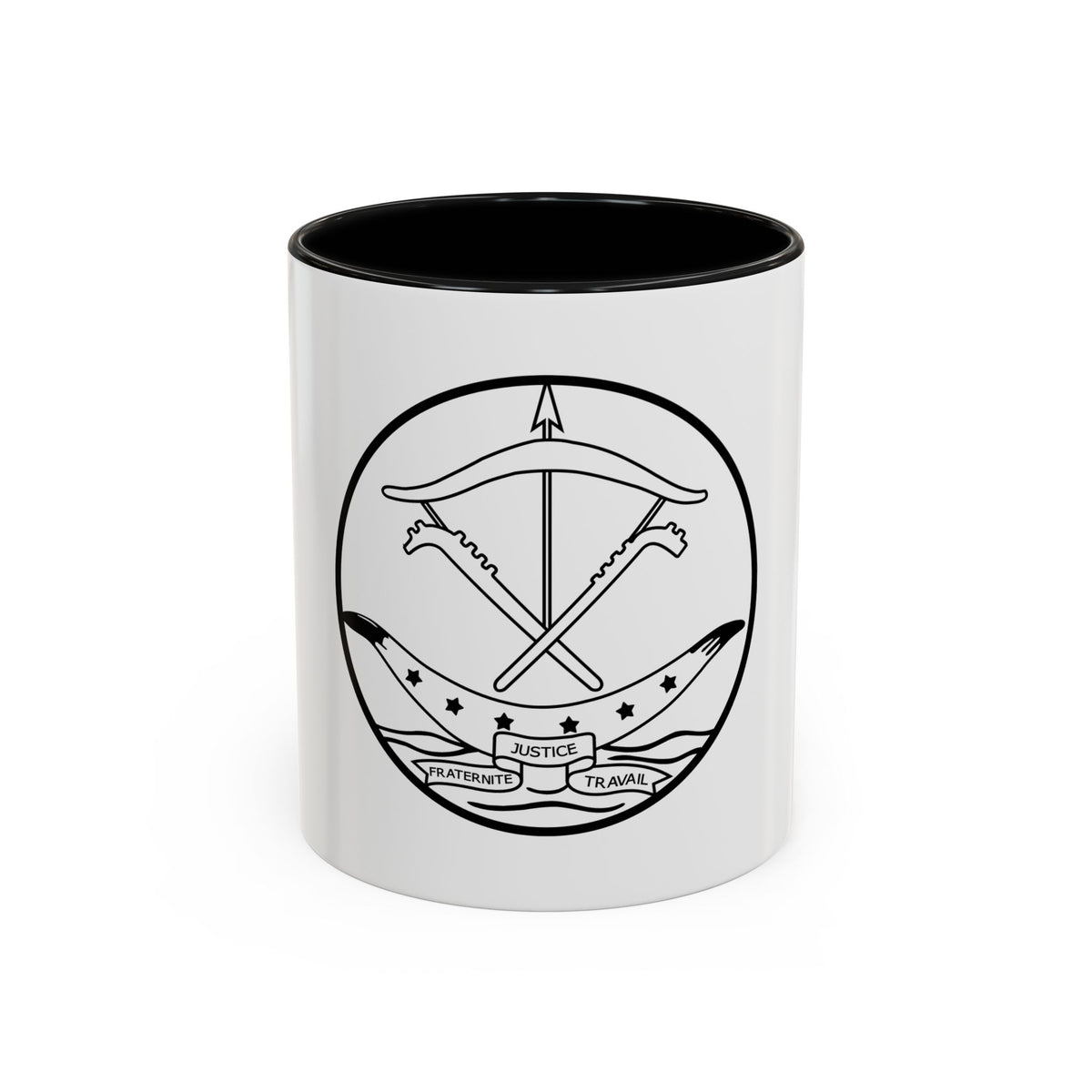 Seal of Dahomey - Accent Coffee Mug