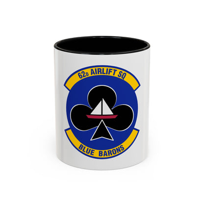 62 Airlift Squadron (U.S. Air Force) Accent Coffee Mug