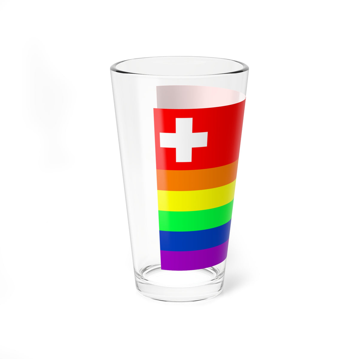 Gayschweiz (Switzerland) Pint Glass 16oz