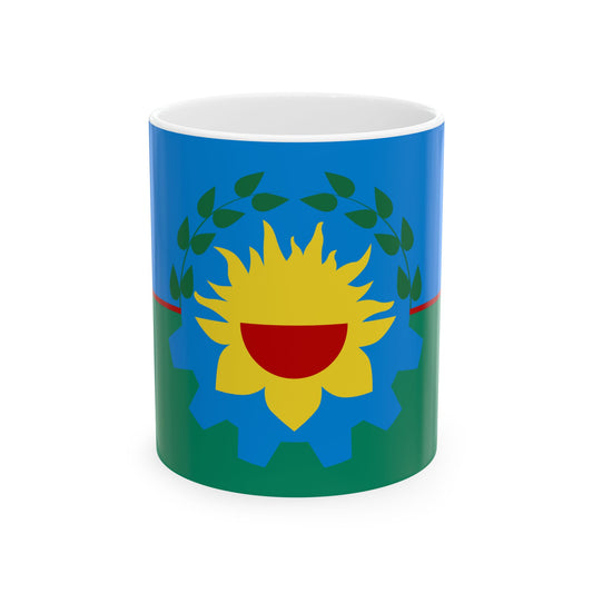 Flag of Buenos Aires Province Argentina - White Coffee Mug-11oz-Go Mug Yourself