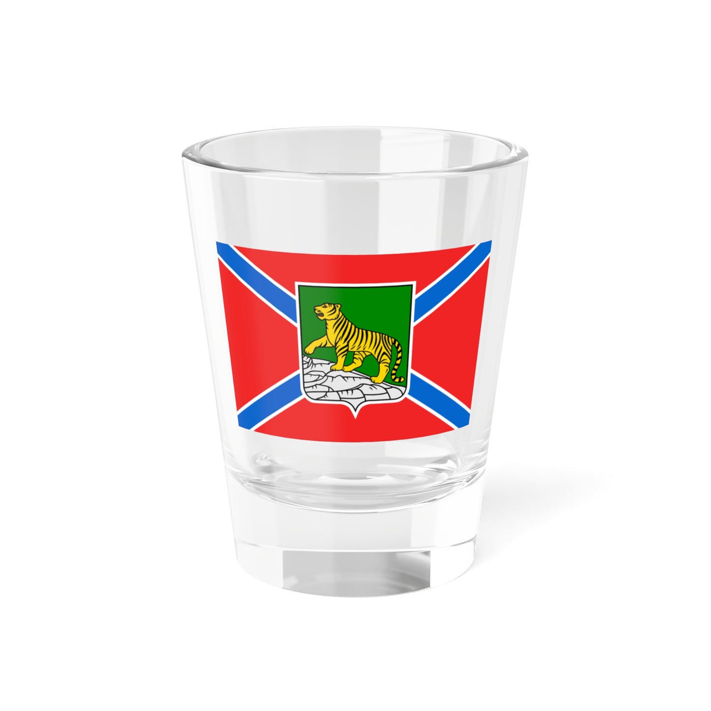 Flag of Vladivostok Russia - Shot Glass 1.5oz