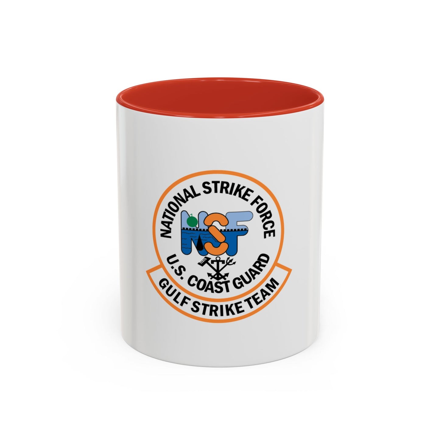 USCG Gulf Strike Team NSF (U.S. Coast Guard) Accent Coffee Mug