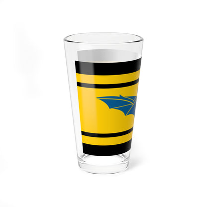 Flag of Brecknockshire (United Kingdom) Pint Glass 16oz