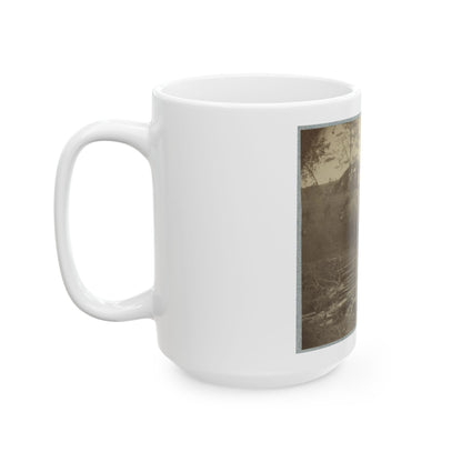 Pontoon Bridge (U.S. Civil War) White Coffee Mug