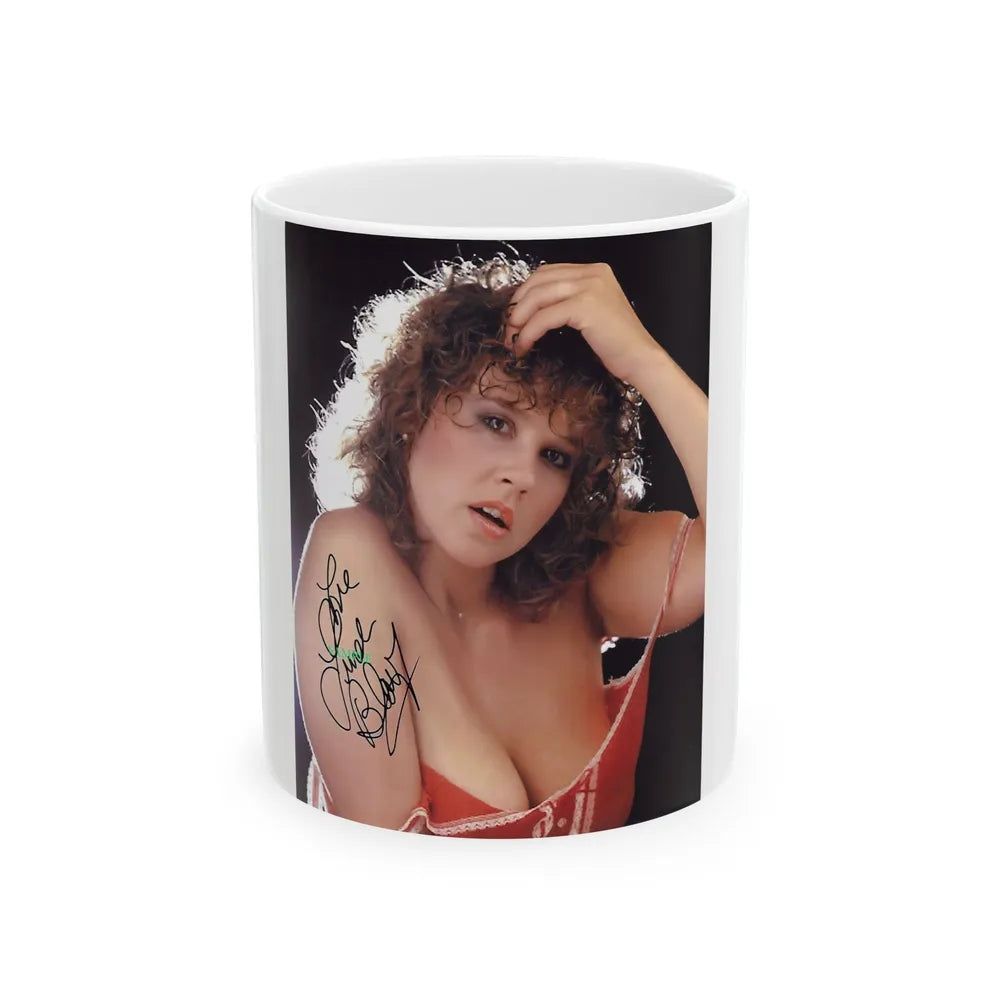 Linda Blair #281 (Vintage Female Icon) White Coffee Mug-11oz-Go Mug Yourself