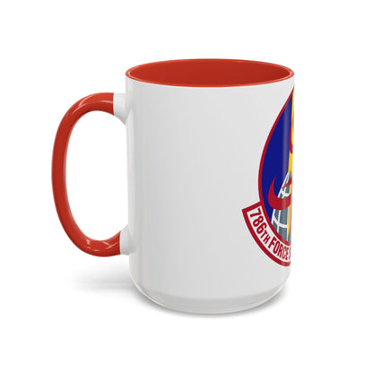 786th Force Support Squadron (U.S. Air Force) Accent Coffee Mug