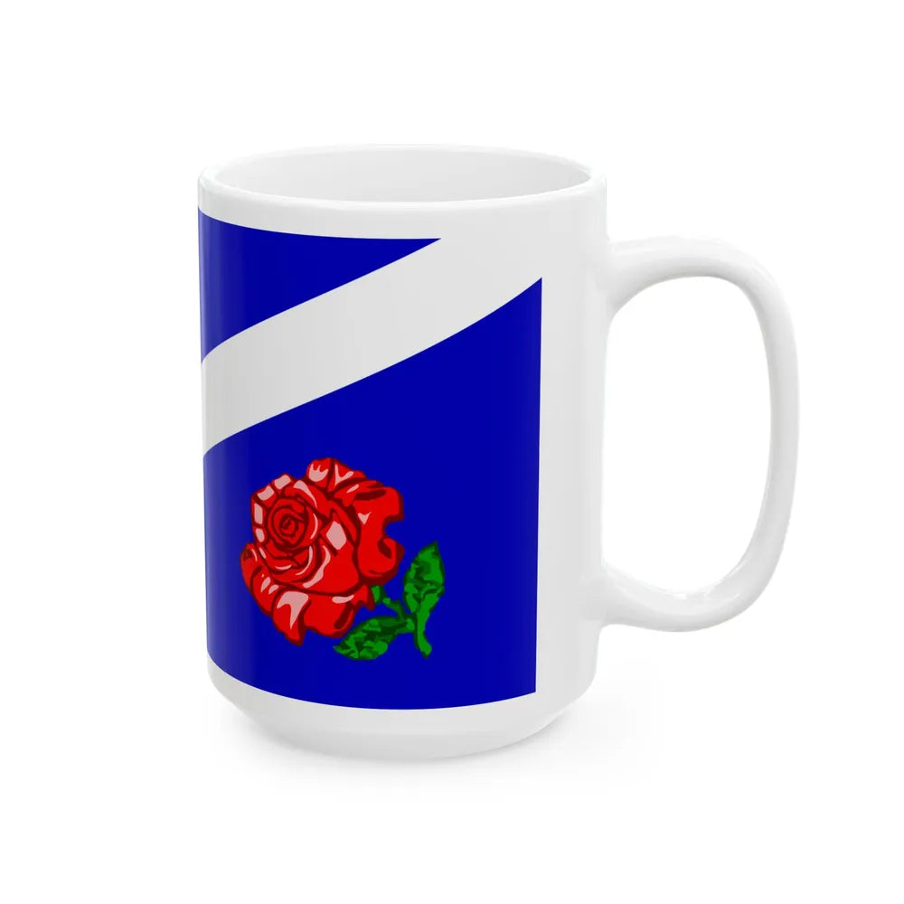 Flag of Windsor Ontario Canada - White Coffee Mug-Go Mug Yourself