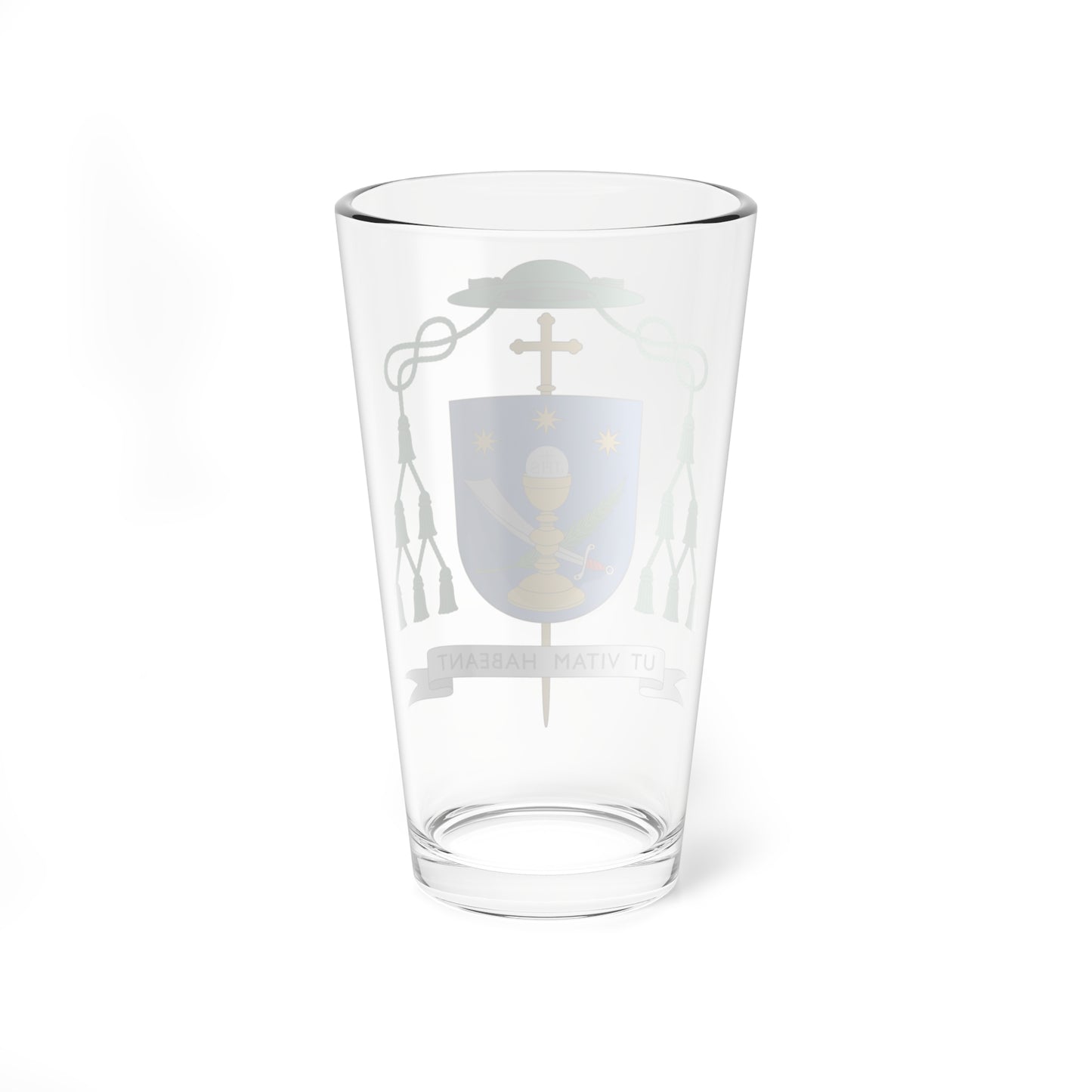 Escudo de Antonio Prieto Lucena (Spain) (Coat of Arms) Pint Glass 16oz