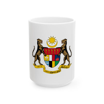 Coat of arms of the Federation of Malaya - White Coffee Mug