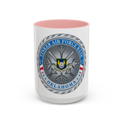 Tinker AF Base (U.S. Air Force) Accent Coffee Mug