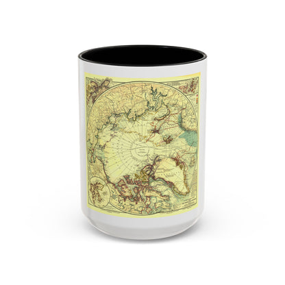 North Pole (1907) (Map) Accent Coffee Mug