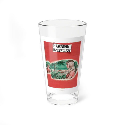 Hawaiian Interlude by Dorothy Francis (Avalon Books, 1970) - Pint Glass 16oz