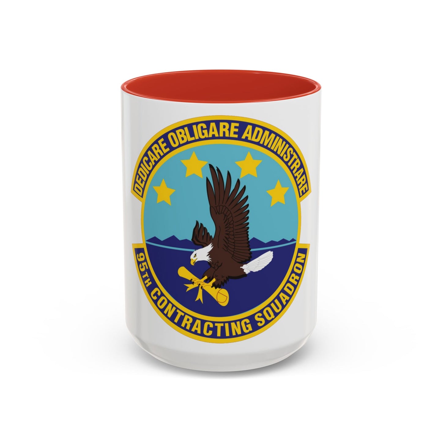 95th Contracting Squadron (U.S. Air Force) Accent Coffee Mug