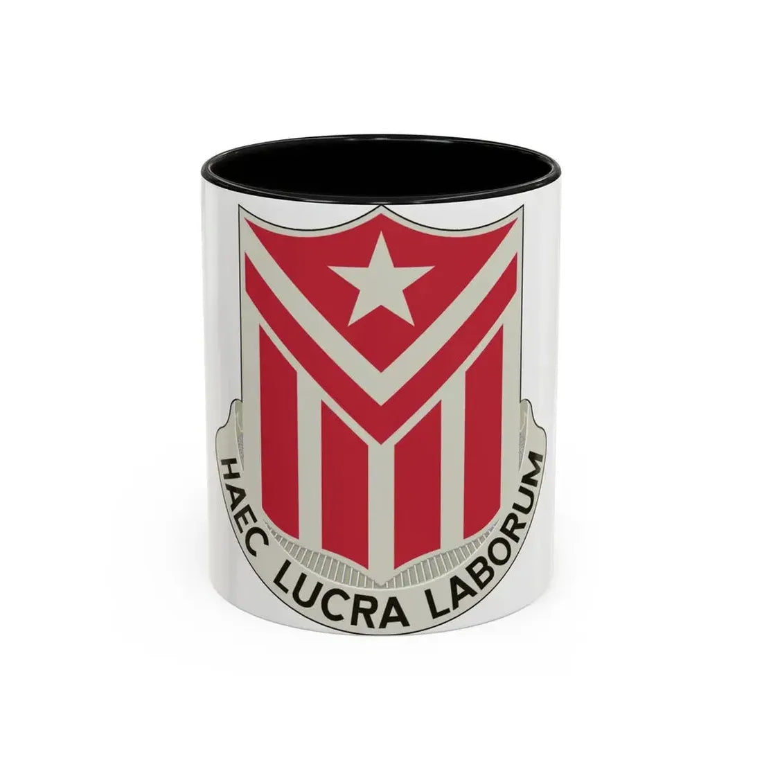 554 Engineer Battalion (U.S. Army) Accent Coffee Mug 11oz Black - Go Mug Yourself