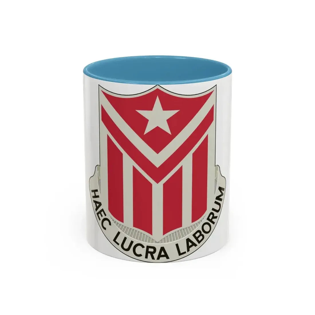 554 Engineer Battalion (U.S. Army) Accent Coffee Mug 11oz Light Blue - Go Mug Yourself