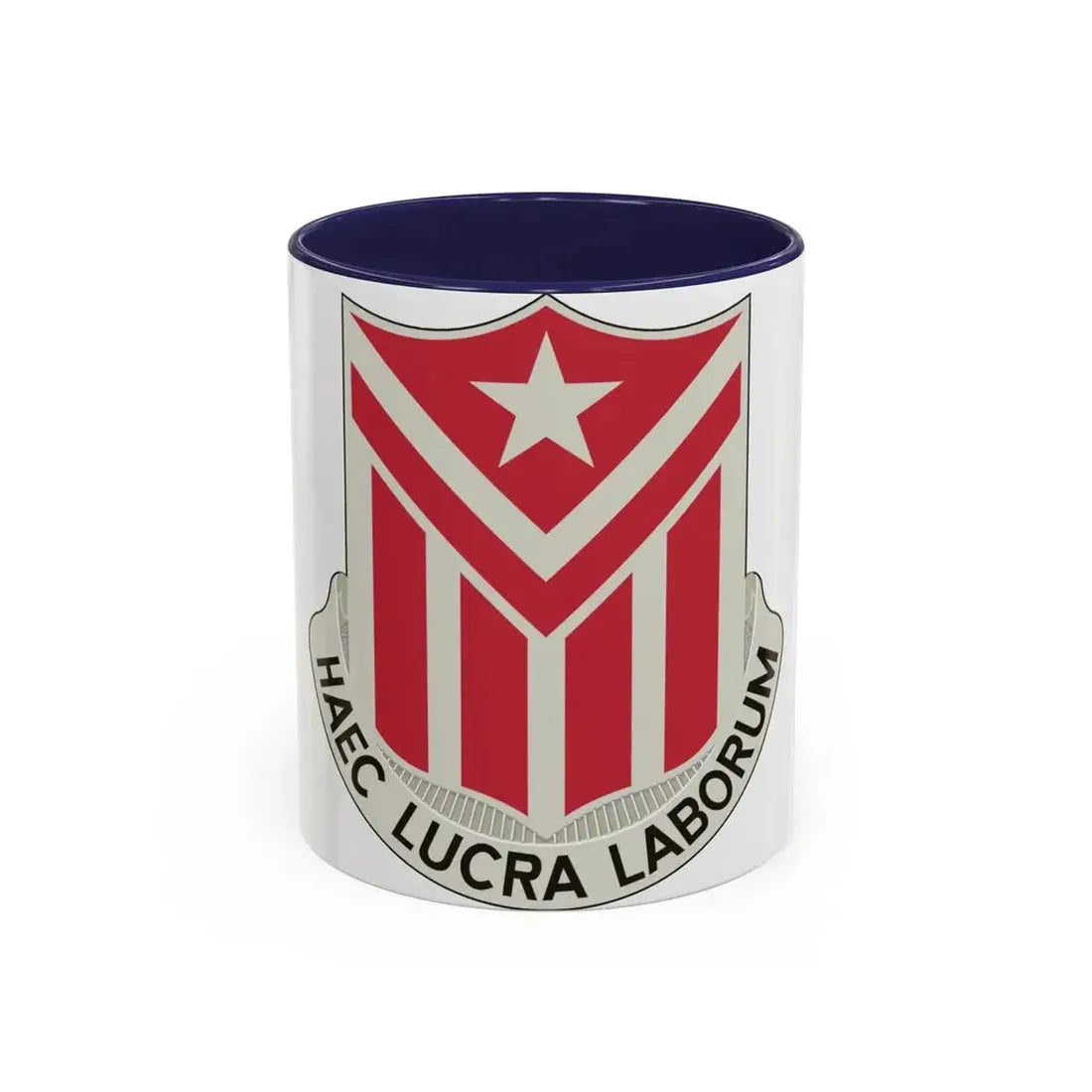 554 Engineer Battalion (U.S. Army) Accent Coffee Mug 11oz Navy - Go Mug Yourself