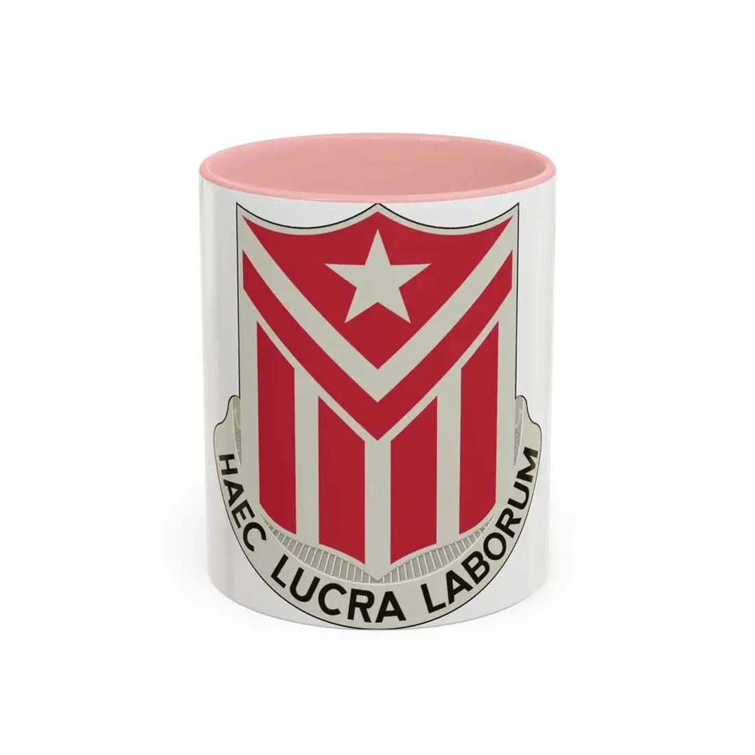 554 Engineer Battalion (U.S. Army) Accent Coffee Mug 11oz Pink - Go Mug Yourself