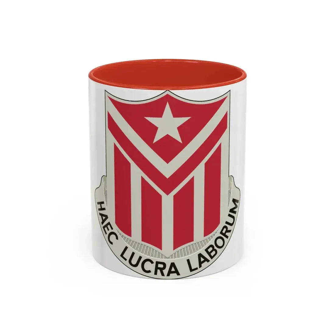 554 Engineer Battalion (U.S. Army) Accent Coffee Mug 11oz Red - Go Mug Yourself