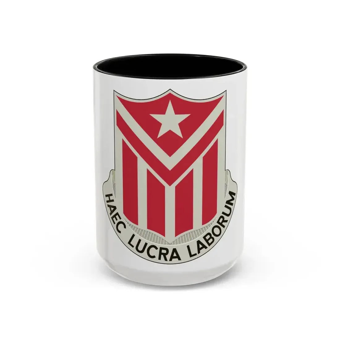 554 Engineer Battalion (U.S. Army) Accent Coffee Mug 15oz Black - Go Mug Yourself