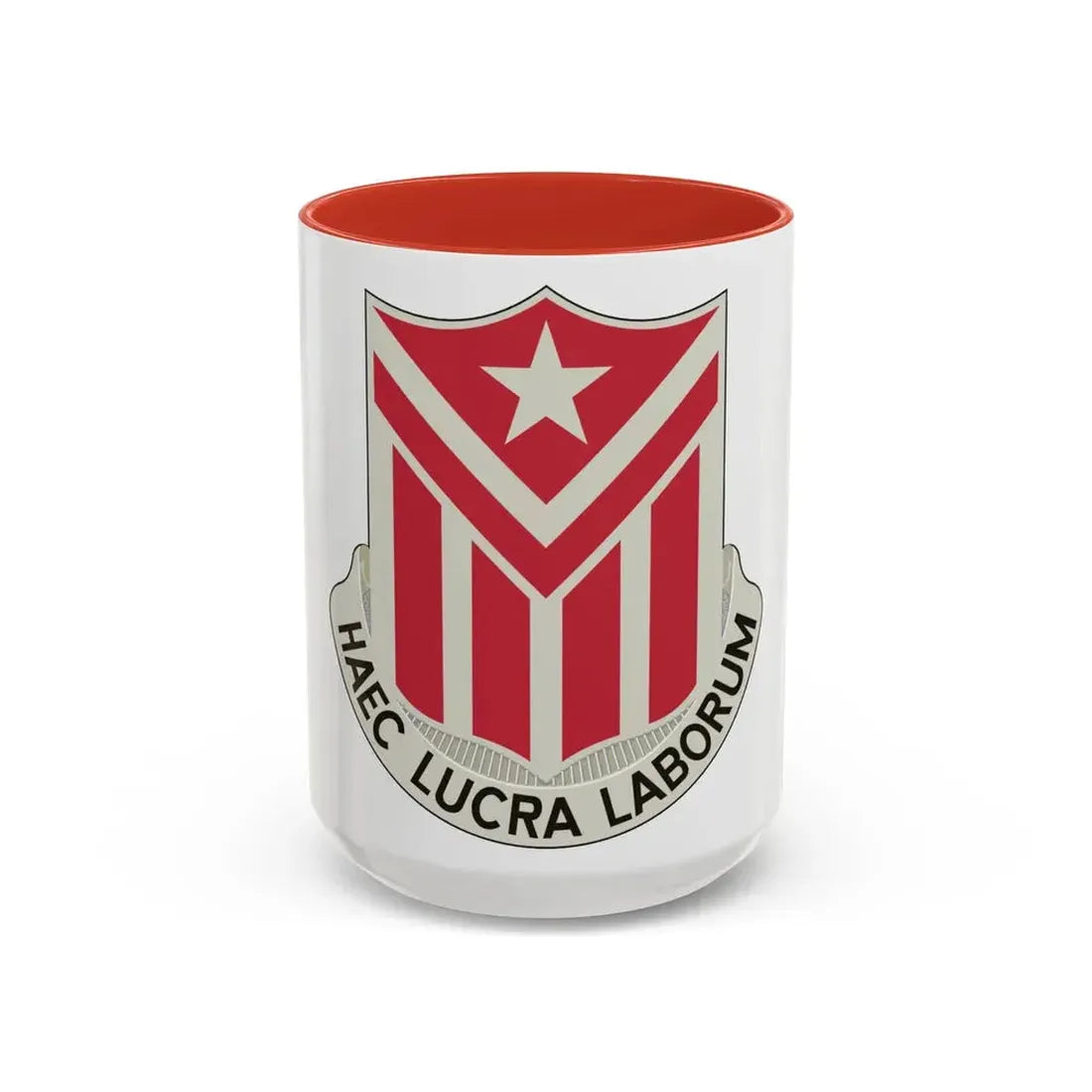 554 Engineer Battalion (U.S. Army) Accent Coffee Mug 15oz Pink - Go Mug Yourself