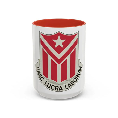 554 Engineer Battalion (U.S. Army) Accent Coffee Mug 15oz Pink - Go Mug Yourself