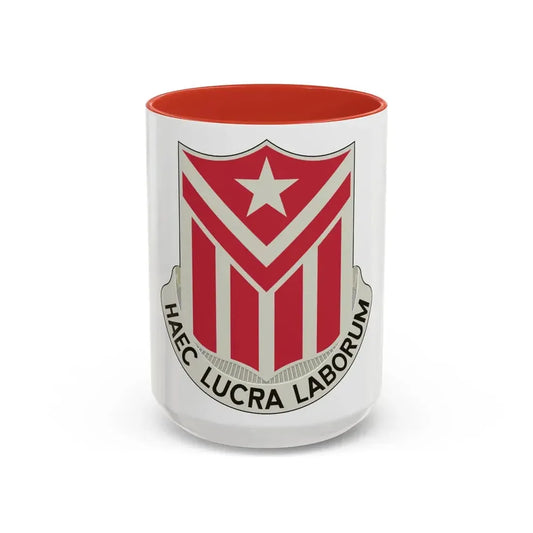 554 Engineer Battalion (U.S. Army) Accent Coffee Mug 15oz Pink - Go Mug Yourself