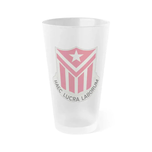 554 Engineer Battalion (U.S. Army) Frosted Pint Glass 16oz Default Title - Go Mug Yourself
